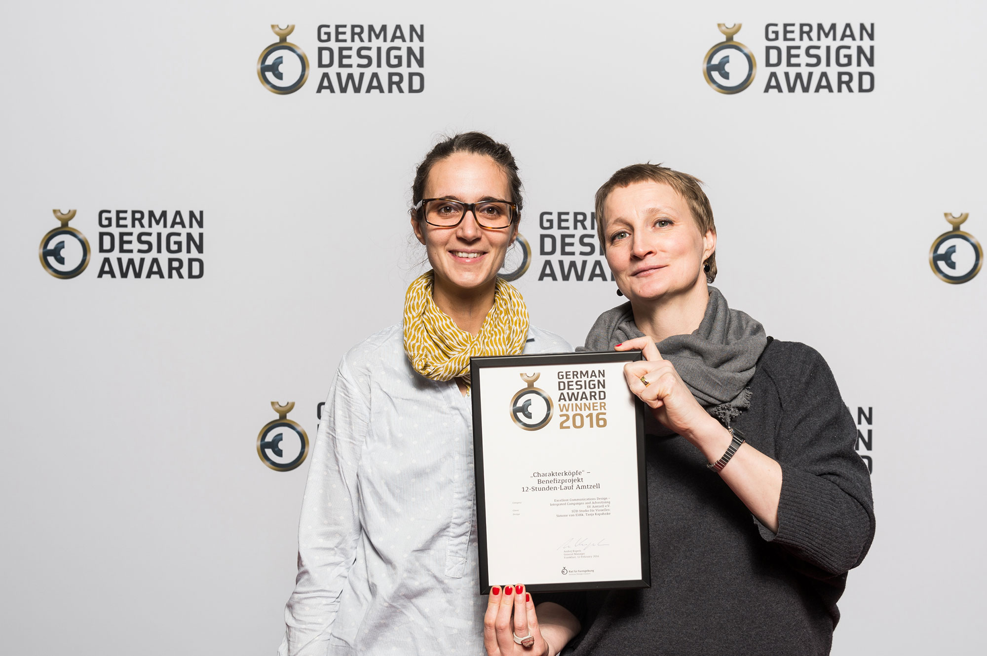 DEU, Frankfurt, 12.02.2016. German Design Award (GDA) 2016 wird vom Rat für Formgebung verliehen. Portrait.