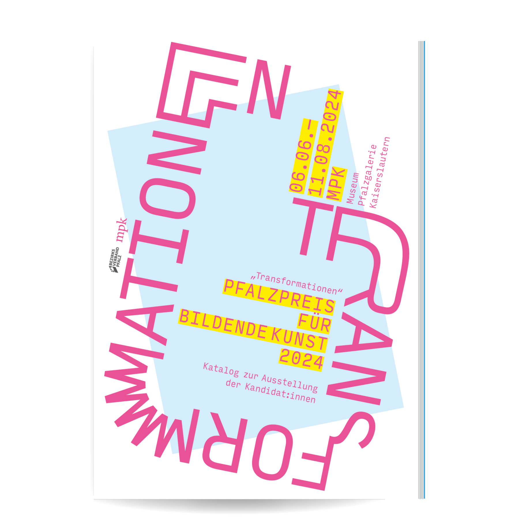Editorial Design Transformationen mpk — Museum Pfalzgalerie Kaiserslautern