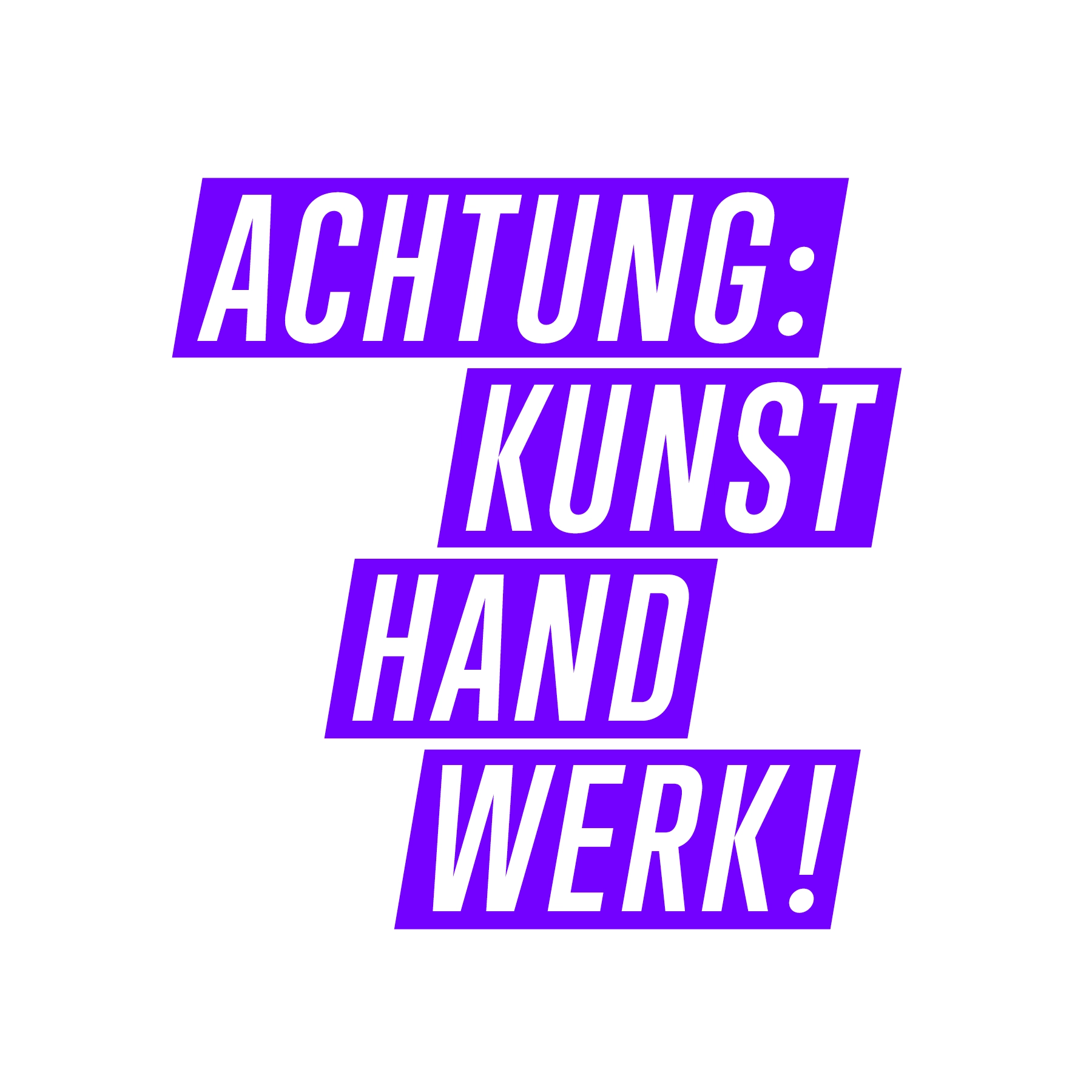 Kampagne Achtung Kunsthandwerk! Bund der Kunsthandwerker Baden-Württemberg e. V.